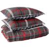 imageEddie Bauer  Twin Comforter Set Reversible Plaid Bedding with Matching Sham Home Decor for Colder Months Willow Dark Grey TwinWillow Plaid Grey