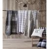 imageEddie Bauer Home Throw Pillow with Zipper Closure Perfect Home Decor for Bed or Sofa 20quot x 20quot Cabin Plaid RedMorning Stag BlackWhite