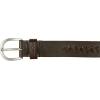 imageEddie Bauer Womens Casual Leather Belts with Durable Metal BuckleCenter Lacing  Brown