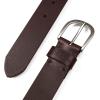 imageEddie Bauer Womens Casual Leather Belts with Durable Metal BuckleCenter Lacing  Brown