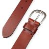 imageEddie Bauer Womens Casual Leather Belts with Durable Metal BuckleCenter Lacing  Tan