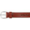 imageEddie Bauer Womens Casual Leather Belts with Durable Metal BuckleCenter Lacing  Tan