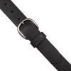 imageEddie Bauer Womens Casual Leather Belts with Durable Metal BuckleClassic Leather  Black