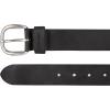 imageEddie Bauer Womens Casual Leather Belts with Durable Metal BuckleClassic Leather  Black