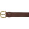 imageEddie Bauer Womens Casual Leather Belts with Durable Metal BuckleClassic Leather  Brown