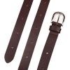 imageEddie Bauer Womens Casual Leather Belts with Durable Metal BuckleEndless Leather  Brown