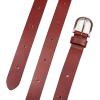 imageEddie Bauer Womens Casual Leather Belts with Durable Metal BuckleEndless Leather  Tan