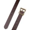 imageEddie Bauer Womens Casual Leather Belts with Durable Metal BucklePerforated Pattern  Brown