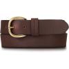 imageEddie Bauer Womens Casual Leather Belts with Durable Metal BuckleClassic Leather  Brown