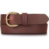 imageEddie Bauer Womens Casual Leather Belts with Durable Metal BuckleClassic Leather  Tan