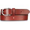 imageEddie Bauer Womens Casual Leather Belts with Durable Metal BuckleEndless Leather  Tan