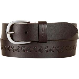 imageEddie Bauer Womens Casual Leather Belts with Durable Metal BuckleCenter Lacing  Brown