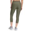 imageEddie Bauer Womens Trail Tight Capris  High RiseSprig