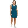 imageEddie Bauer Womens Departure Easy Tank Dress  SolidPeacock