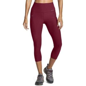 imageEddie Bauer Womens Trail Tight Capris  High RiseDark Berry