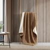 imageEddie Bauer  Blanket Super Soft Reversible Sherpa ampamp Brushed Fleece Bedding Throw Blankets for Couch Ideal for Lounging Solid BrownIvorySolid BrownIvory