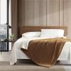 imageEddie Bauer  Blanket Super Soft Reversible Sherpa ampamp Brushed Fleece Bedding Throw Blankets for Couch Ideal for Lounging Solid BrownIvorySolid BrownIvory