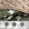 imageEddie Bauer  Quilt Set Super Soft Bedding with Matching Sham Silky Smooth ampamp Breathable Classic Home Essentials Alani Island Conversation Beige TwinDiamond Floral Green