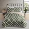 imageEddie Bauer  Quilt Set Super Soft Bedding with Matching Sham Silky Smooth ampamp Breathable Classic Home Essentials Alani Island Conversation Beige TwinDiamond Floral Green