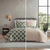 imageEddie Bauer  Quilt Set Super Soft Bedding with Matching Sham Silky Smooth ampamp Breathable Classic Home Essentials Alani Island Conversation Beige TwinDiamond Floral Green