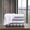imageEddie Bauer  Queen Sheets Cotton Percale Bedding Set Crisp ampamp Cool Home Decor Chinook Grey QueenFish Atol WhiteGrey