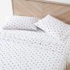 imageEddie Bauer  Queen Sheets Cotton Percale Bedding Set Crisp ampamp Cool Home Decor Chinook Grey QueenFishing Flies WhiteRedBlue