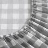 imageEddie Bauer  Queen Sheets Cotton Percale Bedding Set Crisp ampamp Cool Home Decor Chinook Grey QueenLakehouse Plaid GreyWhite