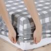 imageEddie Bauer  Queen Sheets Cotton Percale Bedding Set Crisp ampamp Cool Home Decor Chinook Grey QueenLakehouse Plaid GreyWhite