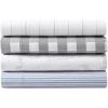 imageEddie Bauer  Queen Sheets Cotton Percale Bedding Set Crisp ampamp Cool Home Decor Chinook Grey QueenLakehouse Plaid GreyWhite