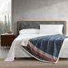imageEddie Bauer  Throw Blanket Brushed Fleece Bedding with Sherpa Reverse Soft ampamp Cozy Home Decor for Bed or Couch Fair Isle Khaki 50quot x 70quotFair Isle Midnight