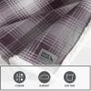 imageEddie Bauer  Throw Blanket Brushed Fleece Bedding with Sherpa Reverse Soft ampamp Cozy Home Decor for Bed or Couch Fair Isle Khaki 50quot x 70quotNordic Plaid Purple