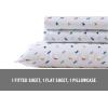 imageEddie Bauer Kids  Twin Sheets StainResistant Toddler Bedding with Matching Shams Super Soft Ideal Girl Room Essentials Little Stripe Pink TwinBuddy the Dog
