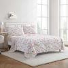 imageEddie Bauer Kids  Twin Sheets StainResistant Toddler Bedding with Matching Shams Super Soft Ideal Girl Room Essentials Little Stripe Pink TwinColorful Floral Pink