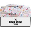 imageEddie Bauer Kids  Twin Sheets StainResistant Toddler Bedding with Matching Shams Super Soft Ideal Girl Room Essentials Little Stripe Pink TwinColorful Floral Pink