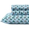 imageEddie Bauer Kids  Twin Sheets StainResistant Toddler Bedding with Matching Shams Super Soft Ideal Girl Room Essentials Little Stripe Pink TwinLittle Rider