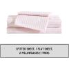 imageEddie Bauer Kids  Twin Sheets StainResistant Toddler Bedding with Matching Shams Super Soft Ideal Girl Room Essentials Little Stripe Pink TwinLittle Stripe Pink