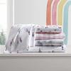 imageEddie Bauer Kids  Twin Sheets StainResistant Toddler Bedding with Matching Shams Super Soft Ideal Girl Room Essentials Little Stripe Pink TwinSpring Water Tie Dye GreyWhite