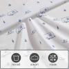 imageEddie Bauer Kids  Twin Sheets StainResistant Toddler Bedding with Matching Shams Super Soft Ideal Girl Room Essentials Little Stripe Pink TwinTravel Trailer Blue