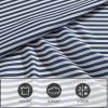 imageEddie Bauer Kids  Twin Sheets StainResistant Toddler Bedding with Matching Shams Super Soft Ideal Girl Room Essentials Little Stripe Pink TwinVivid Stripe Blue