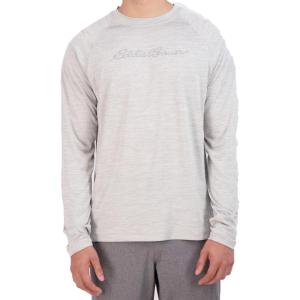 imageEddie Bauer Mens Long Sleeve Rashguard Shirt  UPF 40 Sun Protection  Ideal for Outdoor Activities