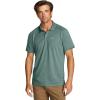 imageEddie Bauer Mens Mb Ss Resolution Pro Polo 20Dusty Loden