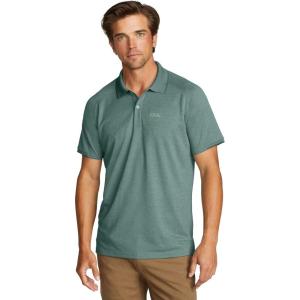imageEddie Bauer Mens Mb Ss Resolution Pro Polo 20Dusty Loden