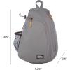 imageEddie Bauer Ripstop 8L Shoulder Sling Pack with Padded AirMesh Adjustable Crossbody Strap Slate One SizeSlate