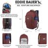 imageEddie Bauer Venture Backpack with Organization Compartments and HydrationLaptop Compatible Sleeve RedwoodAntique Gold 26LCarbon Black