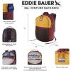 imageEddie Bauer Venture Backpack with Organization Compartments and HydrationLaptop Compatible Sleeve RedwoodAntique Gold 26LDusty Jade