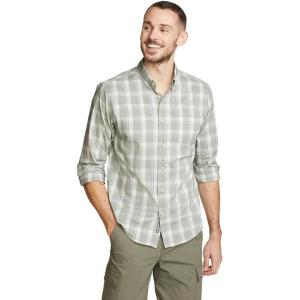 imageEddie Bauer Mens Voyager Flex LongSleeve ShirtHerb