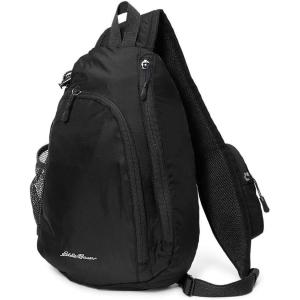 imageEddie Bauer Ripstop 8L Shoulder Sling Pack with Padded AirMesh Adjustable Crossbody Strap Slate One SizeBlack