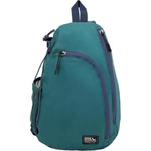 imageEddie Bauer Ripstop 8L Shoulder Sling Pack with Padded AirMesh Adjustable Crossbody Strap Slate One SizeDark Evergreen