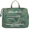 imageEddie Bauer Stowaway Packable WaistpackMade from Ripstop Polyester with 2 Secure Zip PocketsSprig