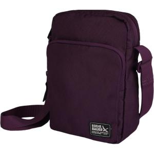 imageEddie Bauer Jasper Crossbody Bag with Zippered Main Compartment and Adjustable Shoulder Strap SlateDark Plum